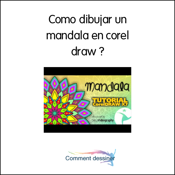 Como dibujar un mandala en corel draw